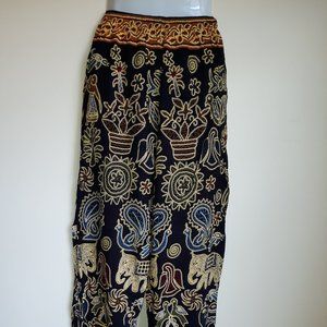 $7 black long pants